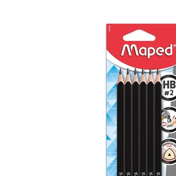 LAPIZ GRAFITO 2 BLACK PEPS MAPED TRIANG. BL.C6 24240